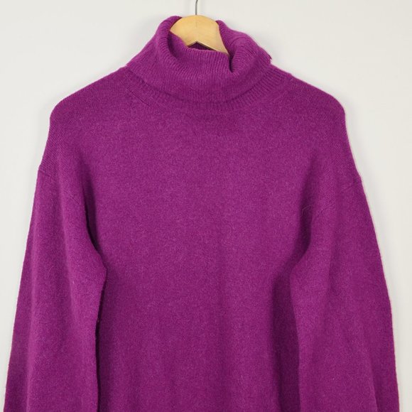 J Crew Turtleneck Sweater-Dress in Supersoft Yarn Size M NEW - Picture 4 of 8